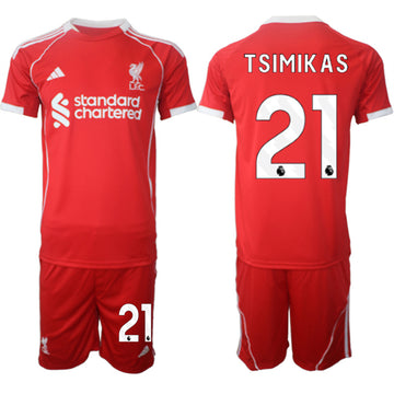 Kostas Tsimikas Liverpool red Home jersey