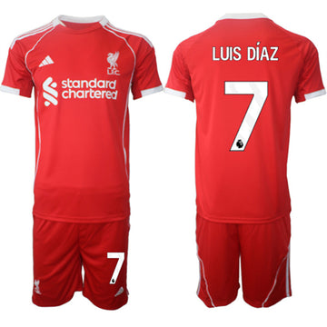 Luis Diaz Liverpool red Home jersey