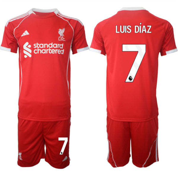 Luis Diaz Liverpool red Home jersey