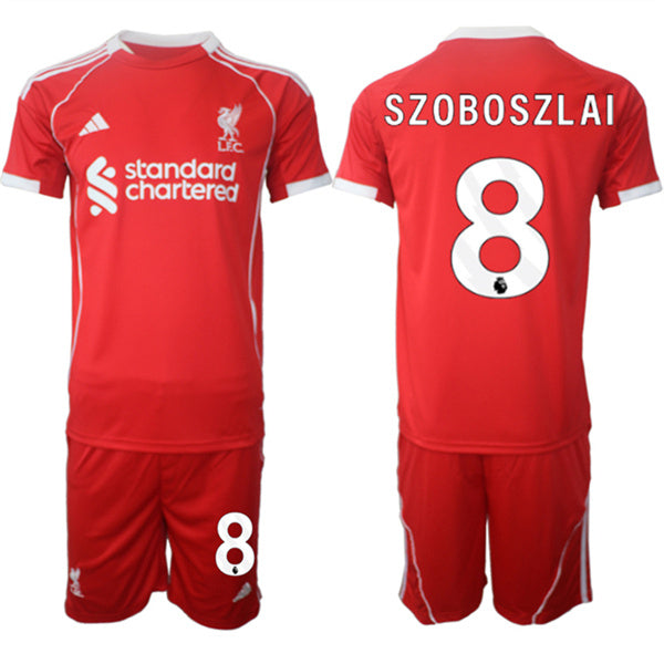 Dominik Szoboszlai Liverpool red Home jersey