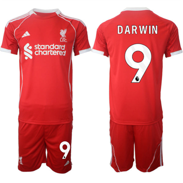 Darwin Liverpool red Home jersey
