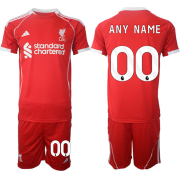 Custom Liverpool red Home jersey