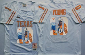 Vince Young Texas Longhorns white Fashion jersey