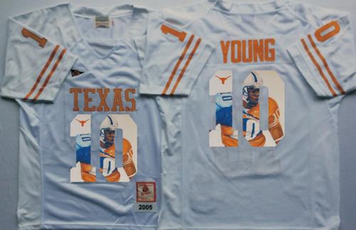 Vince Young Texas Longhorns white Fashion jersey