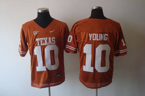 Young Texas Longhorns orange jersey