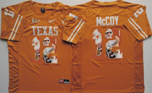 Colt McCoy Texas Longhorns orange Fashion jersey
