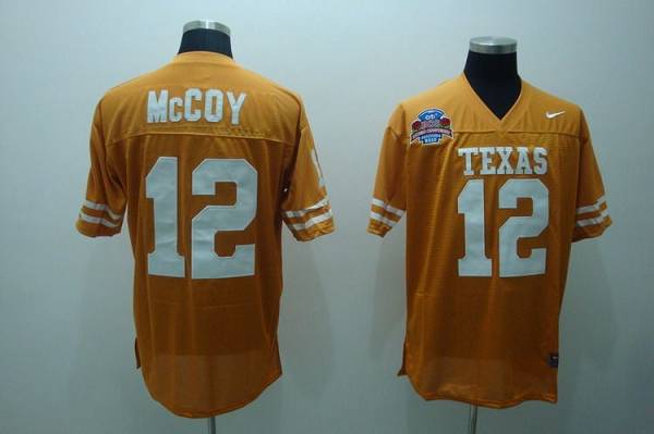 Colt McCoy Texas Longhorns orange jersey