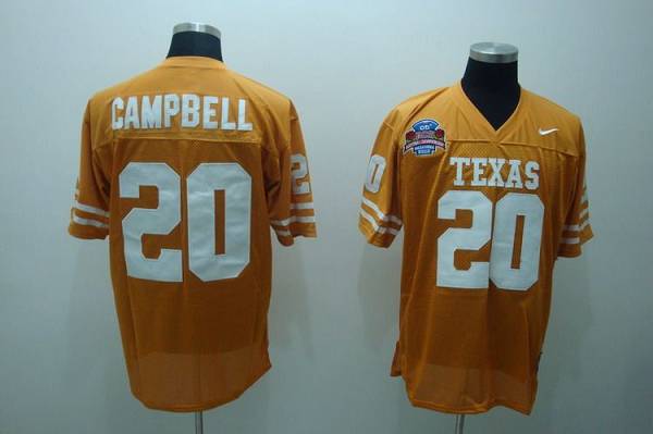 Earl Campbell Texas Longhorns orange jersey