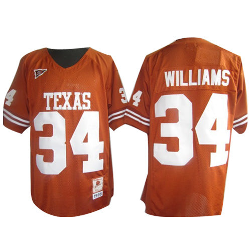Ricky Williams Texas Longhorns orange jersey
