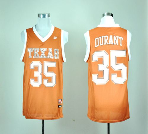 Kevin Durant Texas Longhorns orange jersey