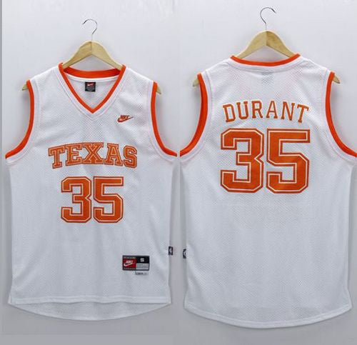 Kevin Durant Texas Longhorns white jersey
