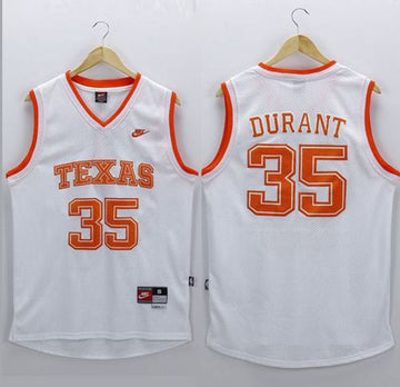 Kevin Durant Texas Longhorns white jersey