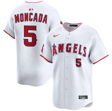 Yoan Moncada Los Angeles Angels white Home jersey