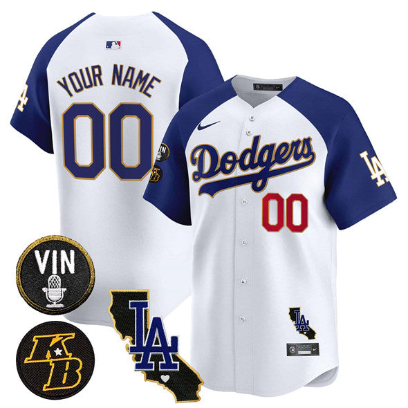 Custom Los Angeles Angels white Alternate jersey