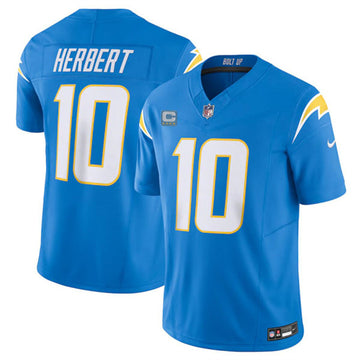 Justin Herbert Los Angeles Chargers blue jersey