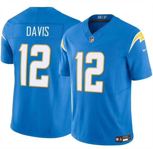 Derius Davis Los Angeles Chargers blue jersey