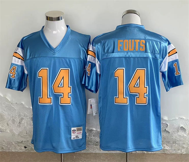 Dan Fouts Los Angeles Chargers blue Throwback jersey