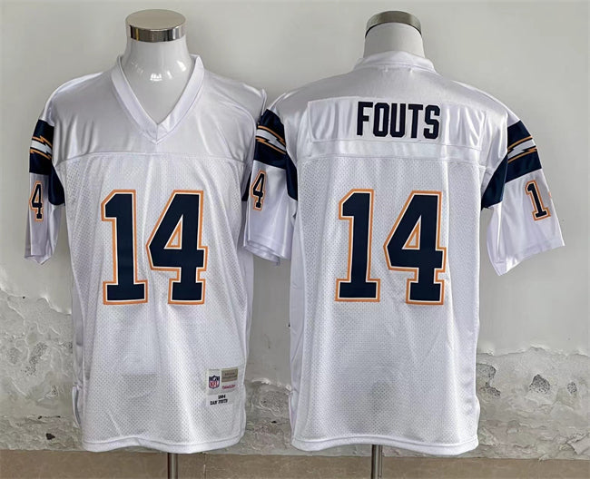 Dan Fouts Los Angeles Chargers white Throwback jersey