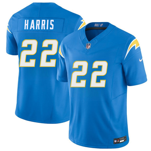 Najee Harris Los Angeles Chargers blue FUSE jersey