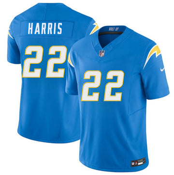Najee Harris Los Angeles Chargers blue jersey