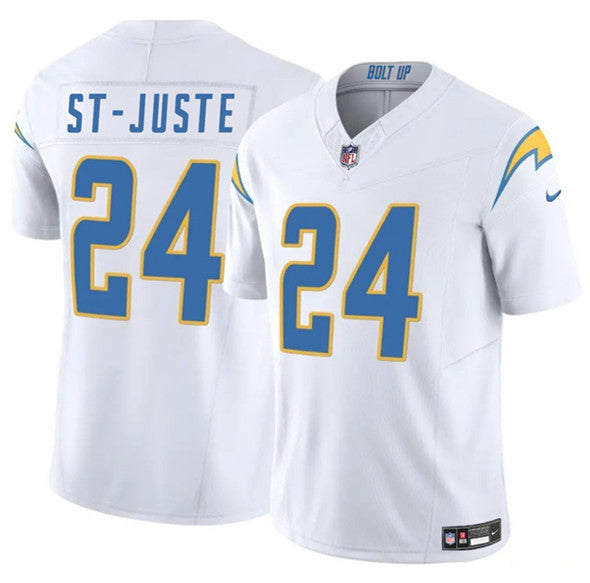 Benjamin St-Juste Los Angeles Chargers white jersey