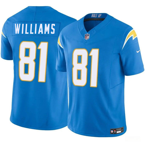 Mike Williams Los Angeles Chargers blue FUSE jersey