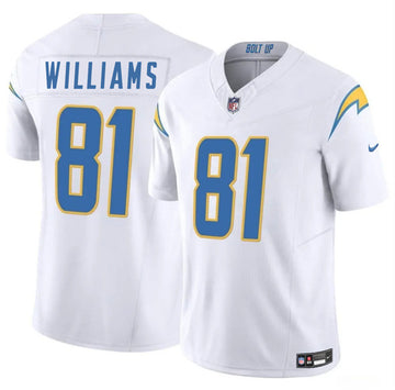 Mike Williams Los Angeles Chargers white FUSE jersey