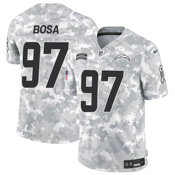 Joey Bosa Arctic Los Angeles Chargers camo Salute To Service jersey