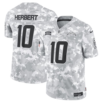 Custom Los Angeles Chargers camo Salute To Service jersey