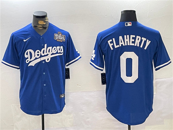 Jack Flaherty Los Angeles Dodgers royal jersey