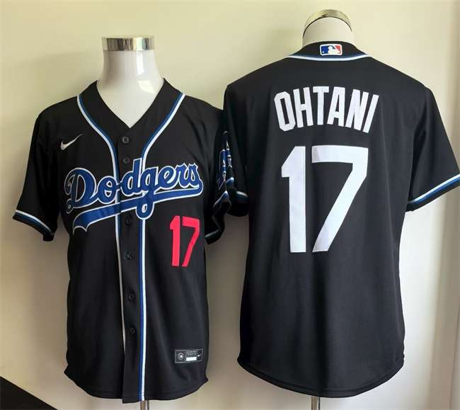 Shohei Ohtani Los Angeles Dodgers black jersey