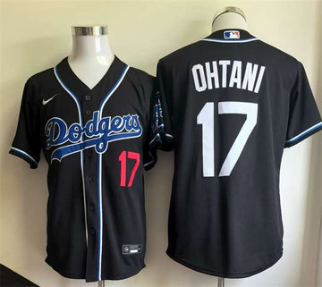 Shohei Ohtani Los Angeles Dodgers black jersey
