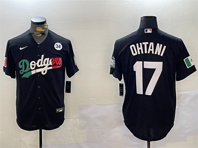Shohei Ohtani Los Angeles Dodgers black jersey