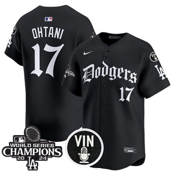 Shohei Ohtani Los Angeles Dodgers black jersey