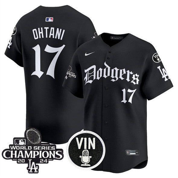 Shohei Ohtani Los Angeles Dodgers black jersey