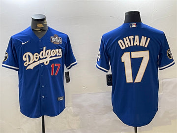 Shohei Ohtani Los Angeles Dodgers blue jersey