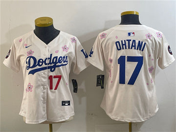 Shohei Ohtani Los Angeles Dodgers cream jersey