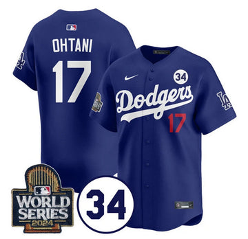 Shohei Ohtani Los Angeles Dodgers royal jersey