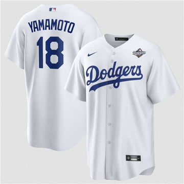 Yoshinobu Yamamoto Los Angeles Dodgers white Home jersey