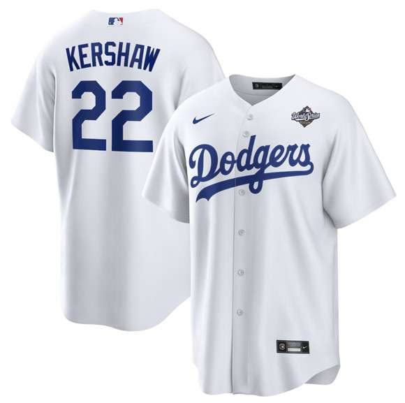 Clayton Kershaw Los Angeles Dodgers white Home jersey
