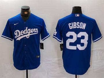 Kirk Gibson Los Angeles Dodgers blue jersey