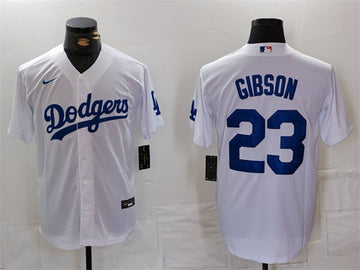 Kirk Gibson Los Angeles Dodgers white jersey