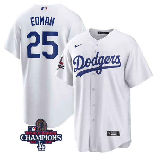 Tommy Edman Los Angeles Dodgers white jersey