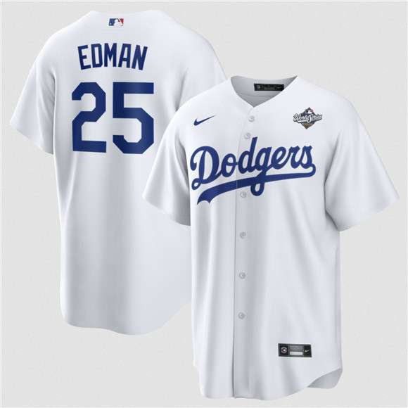 Tommy Edman Los Angeles Dodgers white Home jersey