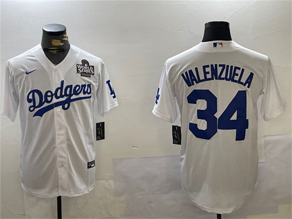 Toro Valenzuela Los Angeles Dodgers white jersey
