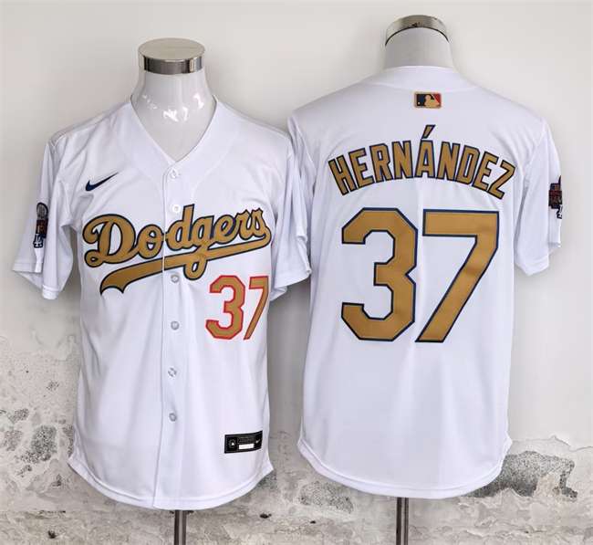 Teoscar Hernandez Los Angeles Dodgers white jersey