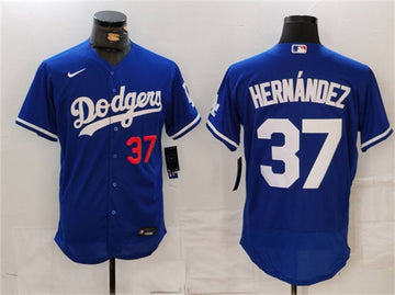 Teoscar Hernandez Los Angeles Dodgers blue jersey