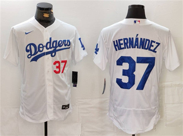 Teoscar Hernandez Los Angeles Dodgers white jersey