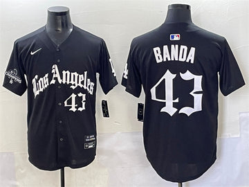 Anthony Banda Los Angeles Dodgers black jersey