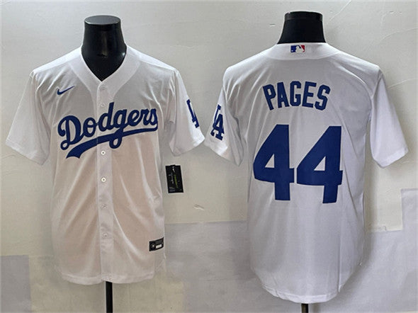 Andy Pages Los Angeles Dodgers white jersey